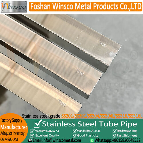 son şirket davası hakkında Decorative Stainless Steel Tubes