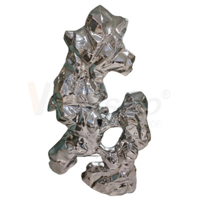 Kalite  8k Stainless Steel Metal Fabrication Water Ripple Finshed Office Decoration Sculpture Metal Fabrika