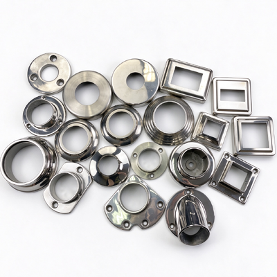 Kalite  201/304/316 Stainless Steel Railing Decorative Cover, Post Base Flange Cover for Handrail Balustrade Fabrika
