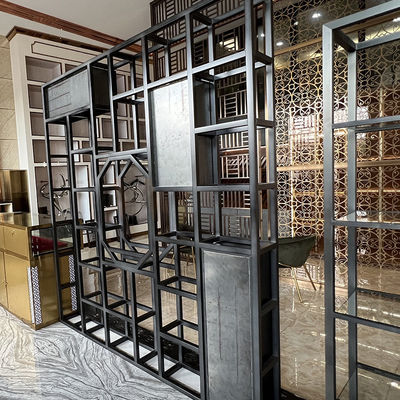 Kırmızı Bronz Saç Çizgisi Yüzey Inox Paslanmaz Çelik Sac Bölücüler 304l Oda Bölücü Ekran