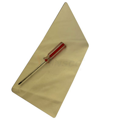 1250mm Süper Ayna Paslanmaz Çelik Sac 316 Titanyum Altın Kaplama