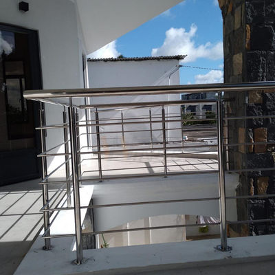 Balkon Paslanmaz Çelik Inox Koruma Rayları SS 201 304 316 Ev Dekorasyonu İçin