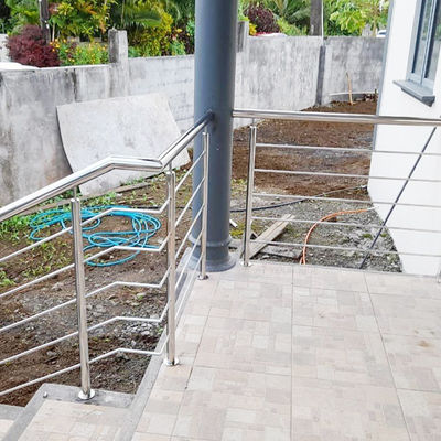 Dış Mekan Paslanmaz Çelik Merdiven Küpeşte Inox Çit 201 304 316 Sınıfı