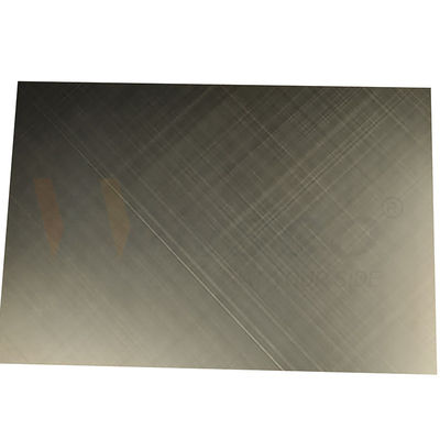 Kalite Kontrol Çapraz Saç Çizgisi Bitmiş Yeşil Bronz 0.3mm SS Dekoratif Levhalar