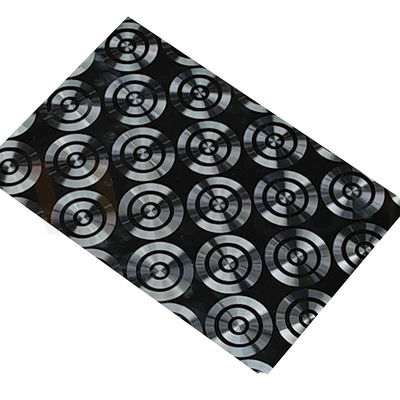 AISI 201 304 316 CD Parlatma Siyah Titanyum 3D Lazer Süs Paslanmaz Çelik Sac