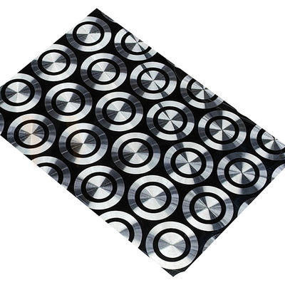 201 304 316 Dekoratif Paslanmaz Çelik Sac Soğuk Haddelenmiş Siyah Titanyum 3D Lazer Parlatma