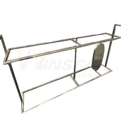 Özelleştirme Paslanmaz Çelik Metal İmalatı Metal Yapı Ev Rafları İmalatı