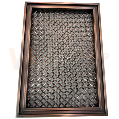 Kırmızı Bronz Süs Paslanmaz Çelik Dokuma Ekran 201 304 316 Sınıfı