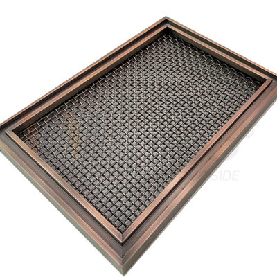 Sarı Bronz Paslanmaz Çelik Dekoratif Hasır AISI 201 304 316 Mimari