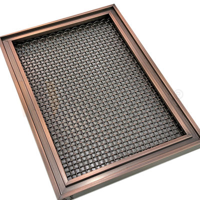 Sarı Bronz Paslanmaz Çelik Dekoratif Hasır AISI 201 304 316 Mimari