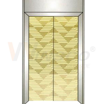 0.8mm Asansör Paslanmaz Çelik Sac Ayna Altın Kazınmış 4x8ft