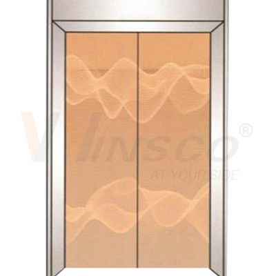 1219mmx2438mm Ayna Altın Paslanmaz Çelik Levha Kazınmış Bitmiş Gül Altın