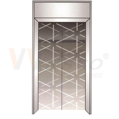 2mm Asansör Paslanmaz Çelik Sac Gri Renkli Ayna Bitmiş Metal Kazınmış Desen