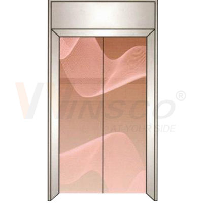 Asansör için 3048mm 304 Paslanmaz Çelik Sac Ayna Antik Bronz PVD Kaplamalı Aşındırma