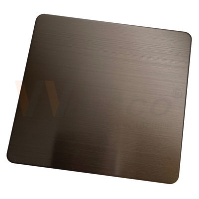 Korozyon Önleyici Bronz İnce Çizgi Paslanmaz Çelik AISI 201 304 316 Sac