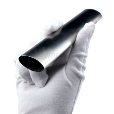 Aisi 201 304 316 Paslanmaz Çelik Oval Boru Inox Merdiven Küpeşte Elips Boru Boyutu Özelleştirilmiş Dekoratif