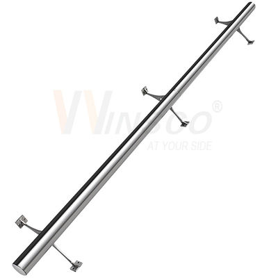 42.4mm 48.3mm 63.5mm Paslanmaz Çelik Inox Yuvarlak Boru Cilalı Mat Renkli Yüzey Ayak Ray Borusu 201 304 316