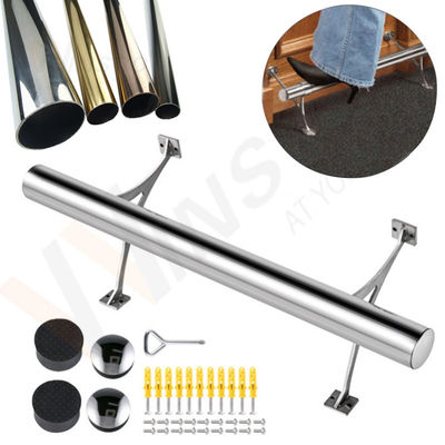 42.4mm 48.3mm 63.5mm Paslanmaz Çelik Inox Yuvarlak Boru Cilalı Mat Renkli Yüzey Ayak Ray Borusu 201 304 316