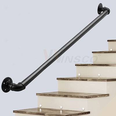Modern Merdiven Kiti Ss201 304 316 Paslanmaz Çelik Küpeşte Boru Yuvarlak 33.7mm 38mm 40mm 42mm 44mm 50.8mm Çap