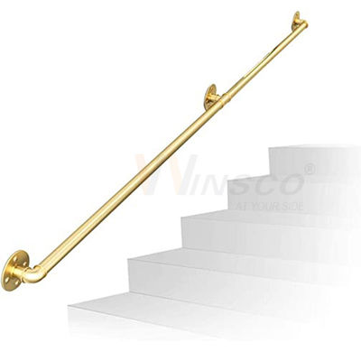 Modern Merdiven Kiti Ss201 304 316 Paslanmaz Çelik Küpeşte Boru Yuvarlak 33.7mm 38mm 40mm 42mm 44mm 50.8mm Çap