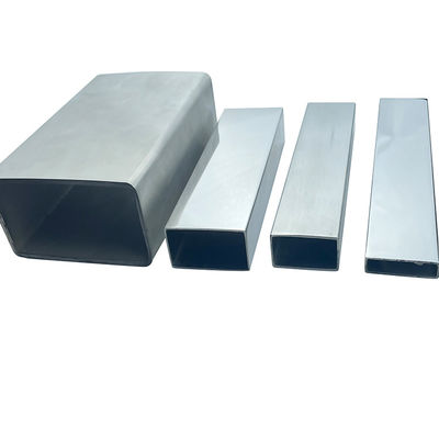 Dekoratif TUBO DİKDÖRTGEN BRILLANTE PARLAKLI 600 C-304 X 6 METROS Paslanmaz Çelik Inox Yassı Boru