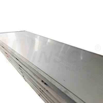 SUS 316 316L 1220mmx2440mm Soğuk olarak yuvarlanmış paslanmaz çelik levhası 2B Yüzeyi 0.4mm