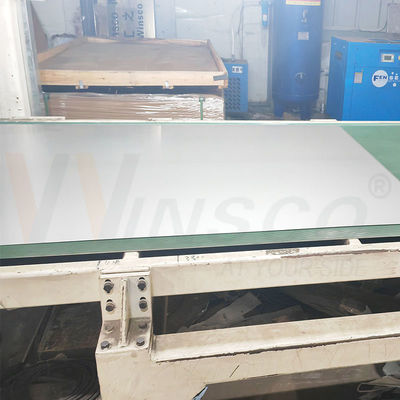 2500mm Uzunluk 1250mm Genişlik 0.9mm Kalınlık Küçük Tolerans TP 316 316L Soğuk lastikli paslanmaz çelik levha 2B değirmen kenarı