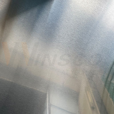 AISI 201 Inox Metal Plate No.4 4N #4 Saten Dönüştürülmüş Paslanmaz Çelik Yaprak