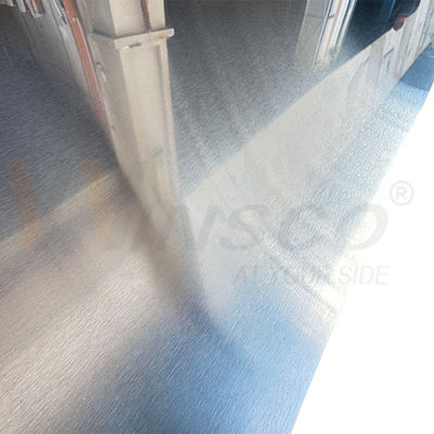 Üniform Kalınlık 0.4mm-3.0mm Mill Edge 201 Sınıf Inox Plakası 1250mmx2500mm Paslanmaz Çelik No.4 4N N4 Bitirme Yapısı