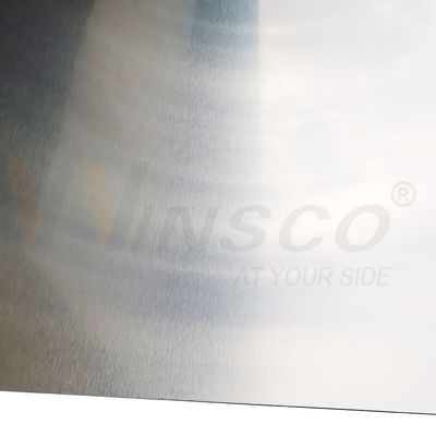SS 316 Kalın doku Inox Metal Plakası 1500mmx3000mm Paslanmaz Çelik Levha No.4 #4 fırçalandı Bitirildi