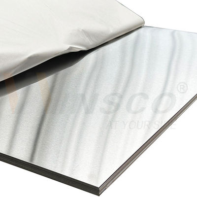 Düzenleme Yumuşaklık 0.4mm-3.0mm Kalınlığı 5x10ft Inox Plakası 1500mmx3000mm Paslanmaz Çelik No.4 Satin Yaprak 430 Sınıf