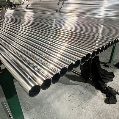 0.4mm-3.0mm Ayna Saten Yüzeyi 1 3/8'' Sıvı Metal Tüp 201 304 316 Sınıf 35mm Dia Paslanmaz Çelik Yuvarlak Tüp