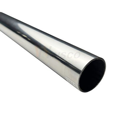 42.4mm OD Mirror Inox Railing Tube 0.8mm-3.0mm Kalınlığı Satin SUS 201 304 316 Paslanmaz Çelik Yuvarlak Boru