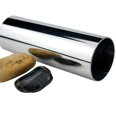 SS 201 304 316 Ayna 0.8mm-3.0mm Kalınlığı 2''Paslanmaz Çelik Çit borusu 50.8mm Saten Kaynaklı Inox Yuvarlak Tüp