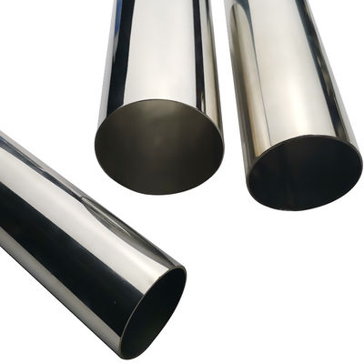 201 304 316 Sınıf 2 1/4' 'Ayna Paslanmaz Çelik Kaynaklı Tüp 57mm OD 1.2mm-3.5mm Kalınlığı Inox Yuvarlak Tüp