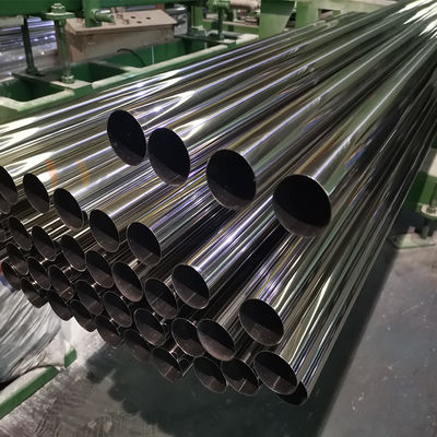 201 304 316 Sınıf 2 1/4' 'Ayna Paslanmaz Çelik Kaynaklı Tüp 57mm OD 1.2mm-3.5mm Kalınlığı Inox Yuvarlak Tüp