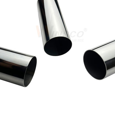 Ayna Saten Bitirilmiş 1.2mm-3.5mm Duvar Kalınlığı Inox Yuvarlak Tüp 60.3mm 2 3/8' Stainless Steel Metal Tube 201 304 316 Sınıf