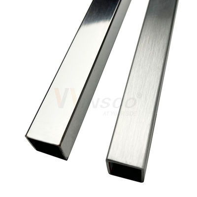 0.4mm-1.2mm Kalınlığı 6M Uzunluğu Paslanmaz Çelik kare boru 10mmx10mm Boyutu AISI 201 304 316 Sıvı Sıvı Metal Boru