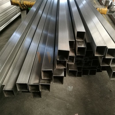 SUS 201 304 316 20mmx20mm Boyut Paslanmaz Çelik Kare Boru 0.6mm-2.0mm Duvar Kalınlığı Inox Tüp Ayna Satin Yüzeyi