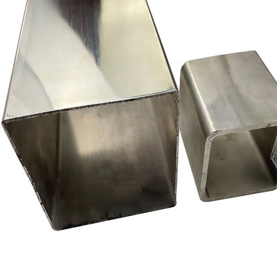 201 304 316 Sınıf Inox kaynaklı boru 100mmx100mm Büyük Boyutlu Paslanmaz Çelik Kare Boru 1.5mm-5.0mm Kalınlığı