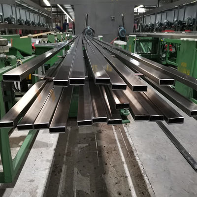 25mmx13mm Boyut SS 201 304 316 Inox Düzgen Tüp 2' 'x 1/2' '0.4mm-2.0mm Kalınlığı Paslanmaz Çelik Düz Tüp