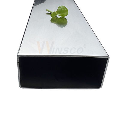 0.8mm-5.0mm Kalınlığı Inox Düz tüp 100mmx50mm Büyük Boyutlu Paslanmaz Çelik Dikdörtgen Boru 201 304 316 Sınıf