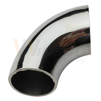 Parlak cilalama Saten Inox Baluster Fittings 201 304 316 Grade 25.4mm 1'' Dia 66mm Arc Paslanmaz Çelik 90 Derece Dirseği
