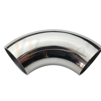 SUS 201 304 316 Sıvı paslanmamış balustrada aksesuarları 1 1/4 Inch 31.8mm çapı ayna saten paslanmaz çelik kolye dirseği