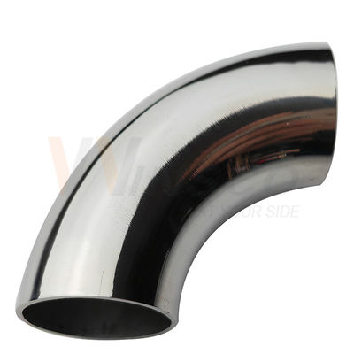 SUS 201 304 316 Sıvı paslanmamış balustrada aksesuarları 1 1/4 Inch 31.8mm çapı ayna saten paslanmaz çelik kolye dirseği