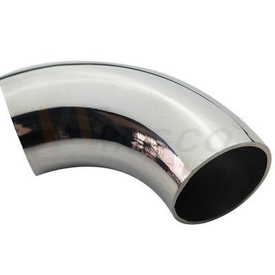 SUS 201 304 316 Sıvı paslanmamış balustrada aksesuarları 1 1/4 Inch 31.8mm çapı ayna saten paslanmaz çelik kolye dirseği
