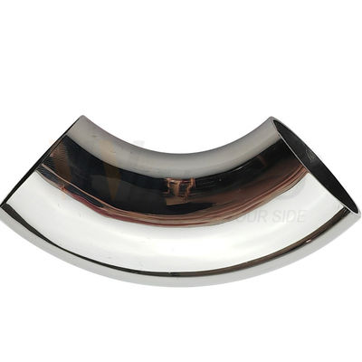AISI 201 304 316 Ayna Satin Inox Boru Bağlayıcısı 1 1/2' 38.1mm OD Paslanmaz Çelik Çit Dirseği 98mm 120mm Yay