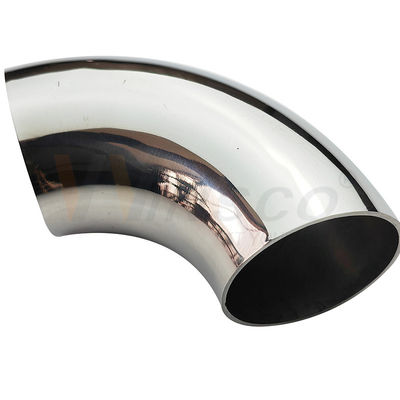 Yüksek hassasiyetli SS 201 304 316 Rezil Fittings 1.2mm-2.0mm Kalınlığı 50.8mm 2'' OD Paslanmaz Çelik Elbise Bağlantısı