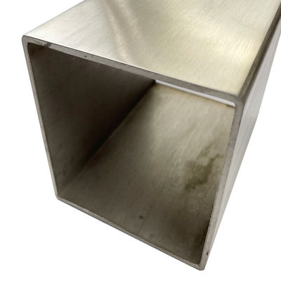 SUS 201 AISI 304 TP 316 Sınıf Büyük Boyutlu Inxo Kalın Duvarlı Tüp 120mmx120mm Paslanmaz Çelik kare boru