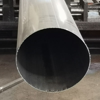 Yüksek Sıcaklığa Direnci 159mm Inox Kaynaklı Tüp AISI201 304 316 Büyük Diametrede Yuvarlak Paslanmaz Çelik Kalın Duvarlı Tüp